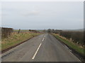 Road leading to Reston in the Scottish Borders