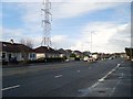 Pylon behind Glasgow Road