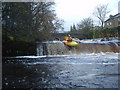 The last drop of West Blackdene rapid on the River Wear