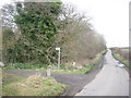 footpath and woods near High Sharpley