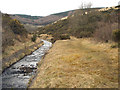 Nant Cwm-du in former mining area