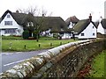 Church wall, Chilbolton