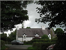 SH5085 : Ty'n Llan, Llanallgo, from St Gallgo Church by Eric Jones