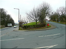 SE2910 : Ballfield Lane/Huddersfield Road junction by Jonathan Billinger