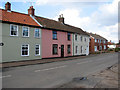 Terraced cottages in Norwich Road