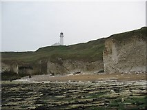 TA2570 : Flamborough Head Lighthouse by Doug McCulloch
