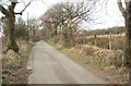 Looking westwards along Cwmdu Road