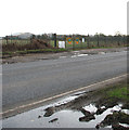 Emergency entrance to Norwich Airfield