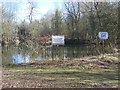 Private Fishing Lake in Firemanshaw Wood