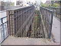 Footbridge and Wrotham Road bridge