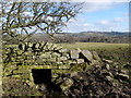 Stone built meadow drain