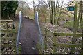 Arbroath Path Network Signpost  depicting Waulkmill Nature Trail