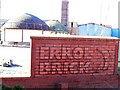 Brick sign for brickworks