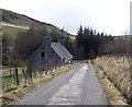 NJ4135 : Road down to Mill of Lynebain by Stanley Howe