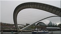 NZ2563 : Gateshead Millennium Bridge by Richard Webb