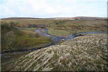 NY8820 : Confluence of Grow Sike and River Lune by Andy Waddington
