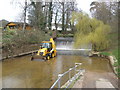 JCB in the River Sid