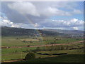 The Aire Valley with rainbow