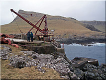 NG1247 : Neist Point jetty by Richard Dorrell