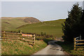 Track heading for Banc Llechwedd Ddu