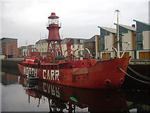 NO4030 : Old North Carr lightship in Victoria Docks, Dundee by John Ferguson