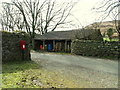 Farm building and Postbox