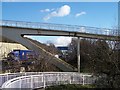 Footbridge Over The M1 near Junction 34, Sheffield / Rotherham - 5