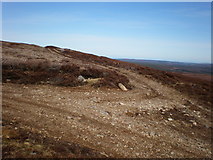 NH8938 : Track Junction near Maol an Tailleir summit Plateau by Sarah McGuire