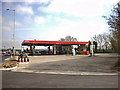 Esso filling station on the A59