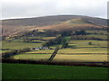 View northwest towards Crug Hywel