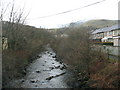 Afon Hwch upstream of Pont Victoria