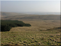 SN8676 : View south southeast from Cistfaen by Nigel Brown