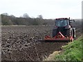 Soil preparation near Norton Bavant