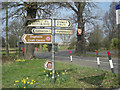 Sign on the A51