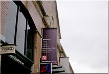 J0153 : Sign for The Millennium Court Arts Centre, Portadown by P Flannagan