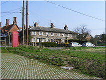 TL7924 : Phone Box and Cottages by PAUL FARMER