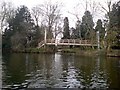 Private suspension bridge on the Avon