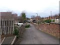 Access road to The Elton Centre and St Johns Church