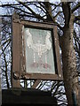 Art nouveau sign for St Michael on the Mount Parish Church