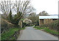 Hay-filled barns