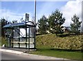 Bus stop by Banchory Business Centre