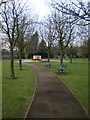 Footpath to War Memorial, Horwich