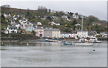 SX8654 : Dittisham, seen from Greenway Quay by Roger Cornfoot