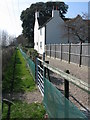 Footpath past Ilex cottage, near Worth