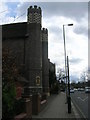 Finchley Road, NW11, looking south from the Hoop Lane Bus Stop