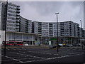 Supermarket and Flats