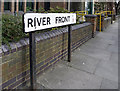 River Front sign, Enfield