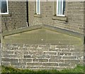 Commemorative stone at Moor End United Reformed Church, Mixenden