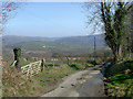 Bridleway to Cockshead, near Llanddewi-Brefi, Ceredigion