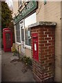 SZ1597 : Sopley: postbox № BH23 43 and phone box by Chris Downer
